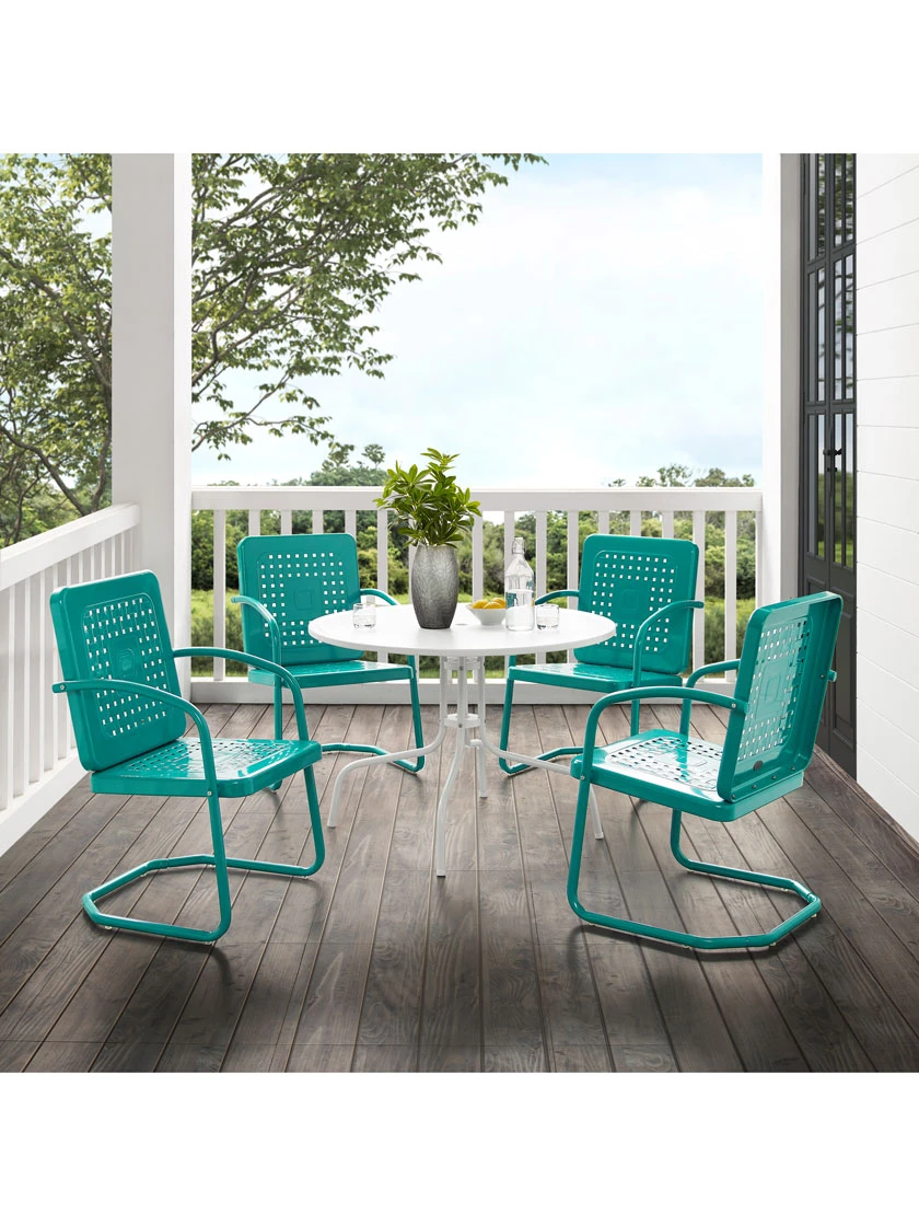 Crosley Bates 5-piece Outdoor Dining Set 4 Crosley Bates 5-piece Outdoor Dining Set - Image 2