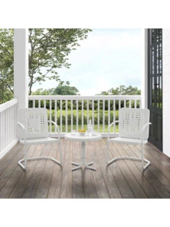 Crosley Bates 3-piece Outdoor Dining Chair Set 17 Crosley Bates 3-piece Outdoor Dining Chair Set -Garden Care Store 8611583 wt 23v