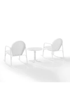 Crosley Griffith 3-piece Outdoor Rocking Chair Set -Garden Care Store 8611588 wt 40v