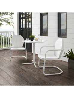 Crosley Griffith 3-piece Outdoor Bistro Set -Garden Care Store 8611589 wt 32v
