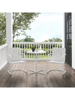 Crosley Bates 3-piece Outdoor Bistro Set -Garden Care Store 8611590 wt 20v