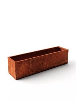 Veradek Metallic Series Corten Steel Window Box Planter, 36" -Garden Care Store 8611609 05V tif