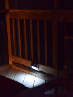 MAXSA® Solar-Powered Metal Deck Light, Set Of 4 -Garden Care Store 8611691 bz 03v