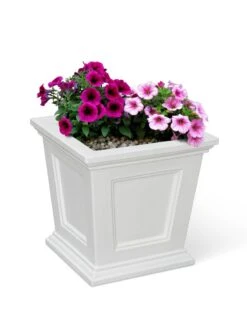 Fairfield Self-Watering Square Planter, 16” X 16” -Garden Care Store 8611695 16V tif