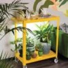 Mobile LED Grow Light Cart -Garden Care Store 8611724 4076 mobile led grow light cart mango yellow metal tif