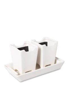 Stoneware Self-Watering Windowsill Planters, Set Of 2 10 Stoneware Self-Watering Windowsill Planters, Set Of 2 -Garden Care Store 8611890 5658 tif