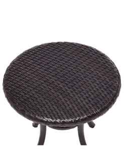 Crosley Palm Harbor Outdoor Wicker Round Side Table -Garden Care Store 8611949 06v