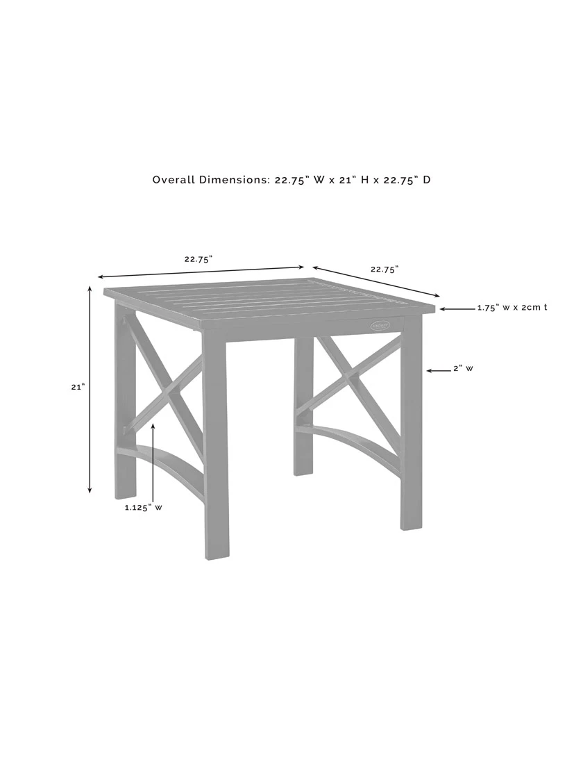 Crosley Kaplan Side Table 13 Crosley Kaplan Side Table - Image 11