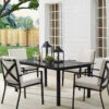 Crosley Kaplan Dining Set -Garden Care Store 8611954 14v kaplan 5pc outdoor dining set table and 4 chairs
