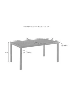 Crosley Kaplan 5Pc Outdoor Dining Set With Swivel Chairs -Garden Care Store 8611955 10v