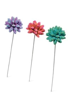 Dahlia Flower Garden Stakes Set 8 Dahlia Flower Garden Stakes Set -Garden Care Store 8612055 5954 tif