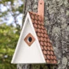Swiss Chalet Bird House With Copper Roof -Garden Care Store 8612196 01v swiss chalet bird house with copper roof