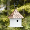 Bird House Bungalow With Copper Roof 1 Bird House Bungalow With Copper Roof -Garden Care Store 8612197 01v bird house bungalow with copper roof