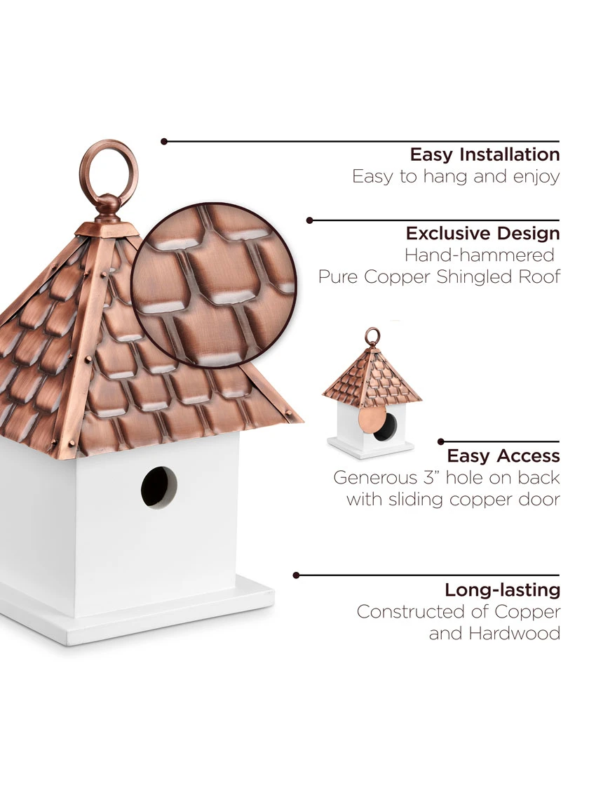 Bird House Bungalow With Copper Roof 6 Bird House Bungalow With Copper Roof - Image 4