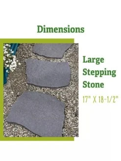 Recycled Rubber Flagstone Stepping Stone 25 Recycled Rubber Flagstone Stepping Stone -Garden Care Store 8612235 1