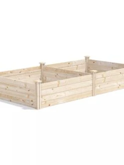 Pine Raised Garden Beds, 4'x8' -Garden Care Store 8612238 03V jpg