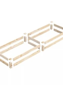 Pine Raised Garden Bed, 2' X 8' -Garden Care Store 8612243 01V jpg