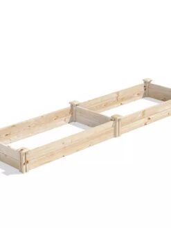Pine Raised Garden Bed, 2' X 8' -Garden Care Store 8612243 03V jpg