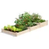 3-Tier Pine Raised Garden Bed, 4'x12' -Garden Care Store 8612254 02v 3 tier pine raised garden bed 4x12 feet