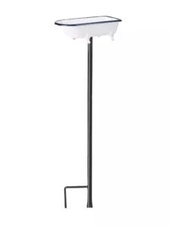 White Enamel Bathtub Birdbath 10 White Enamel Bathtub Birdbath -Garden Care Store 8612266 03V jpeg