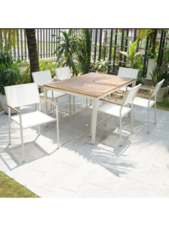 Braylee 7 Pc Outdoor Dining Set -Garden Care Store 8612276 02v