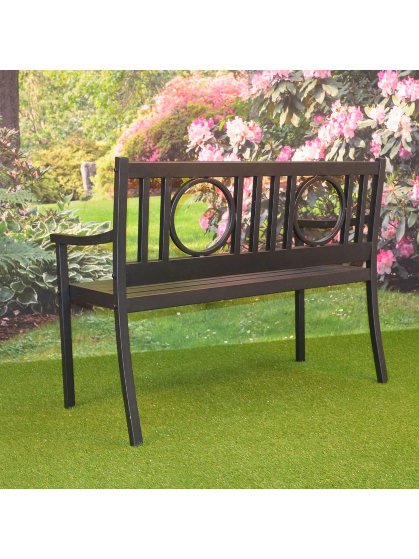 Gramercy Outdoor Metal Bench 8 Gramercy Outdoor Metal Bench - Image 6
