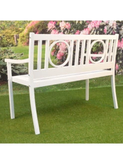 Gramercy Outdoor Metal Bench 15 Gramercy Outdoor Metal Bench -Garden Care Store 8612281 04v