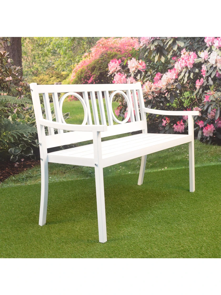 Gramercy Outdoor Metal Bench 5 Gramercy Outdoor Metal Bench - Image 3