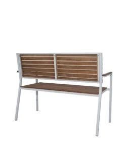 Braylee Metal And Wood Garden Bench -Garden Care Store 8612284 02v