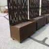 Nice Corten Trough Planters With Privacy Screen -Garden Care Store 8612382 02V jpg