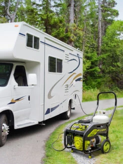 Sun Joe® 4,100/3,300-Running Watt Propane Powered Portable Generator W/24VBattery Starter -Garden Care Store 8612525 07v