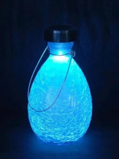 Achla Designs Solar Crackle Glass Vase Lantern -Garden Care Store 8612529TL 01v tif