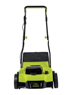 Sun Joe® 48V ION+ Cordless 15-Inch 5-Position Walk-Behind Lawn Dethatcher -Garden Care Store 8612541 08v