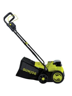 Sun Joe® 48V ION+ Cordless 15-Inch 5-Position Walk-Behind Lawn Dethatcher -Garden Care Store 8612541 09v