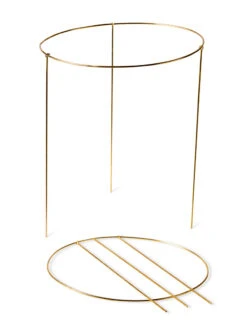 Brass Plated Grow Throughs, Set Of 2 12 Brass Plated Grow Throughs, Set Of 2 -Garden Care Store 8612661 191