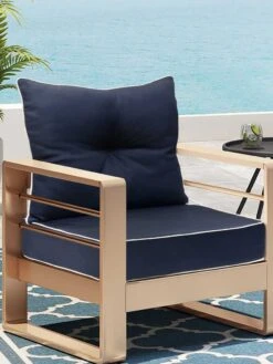 Outdoor Decor™ Seat Cushion, 24" X 24" -Garden Care Store 8612760 04v nv outdoor decor seat cushion 20x20 navy