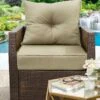 Outdoor Decor™ Seat Cushion, 24" X 24" 1 Outdoor Decor™ Seat Cushion, 24" X 24" -Garden Care Store 8612760 06v trta outdoor decor seat cushion 20x20 tribal taupe