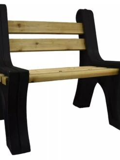 Custom Length Lightweight Indoor Or Outdoor Bench Ends -Garden Care Store 8612857BK 10V tif