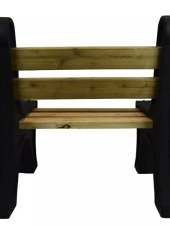 Custom Length Lightweight Indoor Or Outdoor Bench Ends -Garden Care Store 8612857BK 11V tif