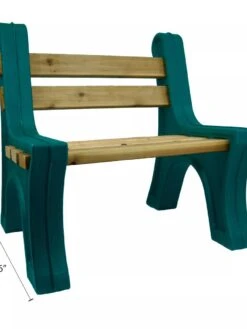 Custom Length Lightweight Indoor Or Outdoor Bench Ends -Garden Care Store 8612857GR 03V tif