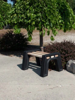 Custom Length Lightweight Indoor Or Outdoor Backless Bench Ends -Garden Care Store 8612858bk 17v