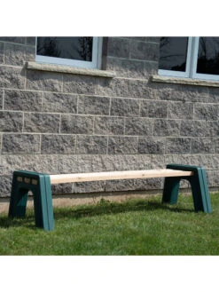 Custom Length Lightweight Indoor Or Outdoor Backless Bench Ends -Garden Care Store 8612858gr 05v