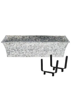 Achla Designs Handrail Flowerbox Bracket Kit For Rail -Garden Care Store 8612883 01v achla designs handrail flowerbox bracket kit for 2x4 inch rail