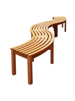 Achla Designs Curved Backless Bench -Garden Care Store 8612910 05v