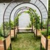 2’ X 4’ Arch Trellis For Planter Boxes -Garden Care Store 8612976 0414 arch trellis for 2 foot x 4 foot planter box