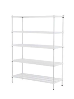 MeshWorks © 5 Tier Plant Shelving -Garden Care Store 8613014 11v meshworks 5 tier plant shelf white