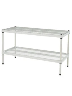 MeshWorks © Stacking Plant Shelves -Garden Care Store 8613018 02v meshworks stacking plant shelves white