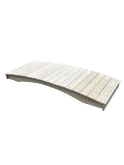 Plank Garden Bridge Unfinished 3' X 12' -Garden Care Store 8613097 01v