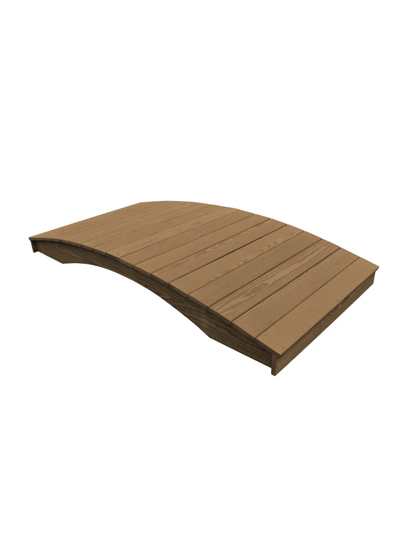 Plank Garden Bridge Finished 4' X 10' 3 Plank Garden Bridge Finished 4' X 10'