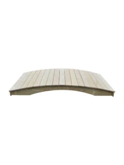 Plank Garden Bridge Unfinished 4' X 12' -Garden Care Store 8613126 01v 2